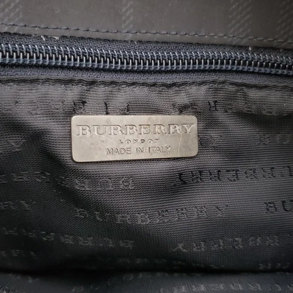 Burberry Vintage Navy Nova Check Bucket Shoulder Bag - Picture 7 of 15